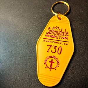Sunnydale Motor Inn | Buffy the Vampire Slayer inspired hotel keychain