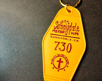 Sunnydale Motor Inn | Buffy the Vampire Slayer inspired hotel keychain