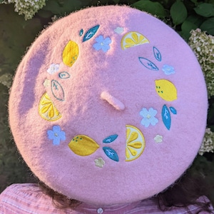 Pink Lemonade beret