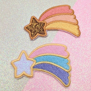 Shooting Star Iron-on Patch image 1