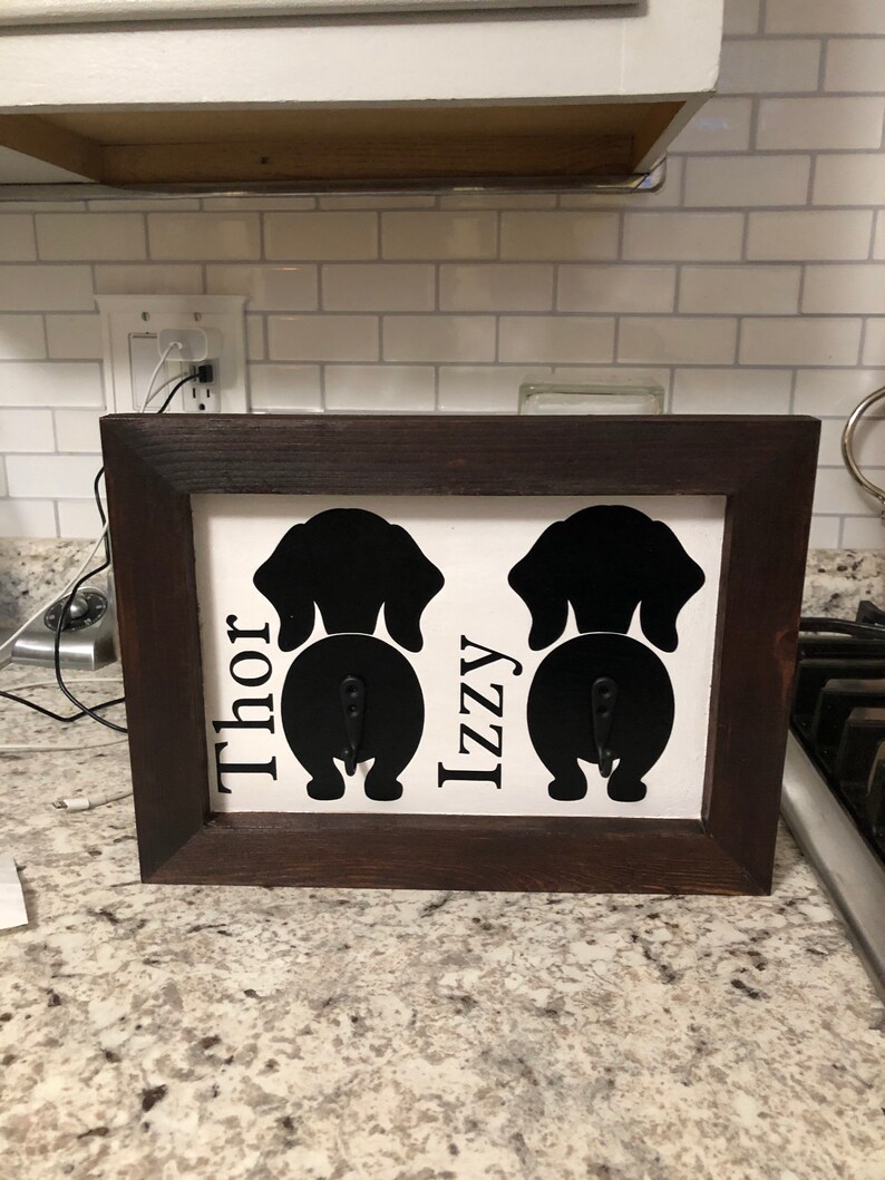 Personalized Pet Leash Holder image 3