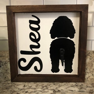 Personalized Pet Leash Holder image 1