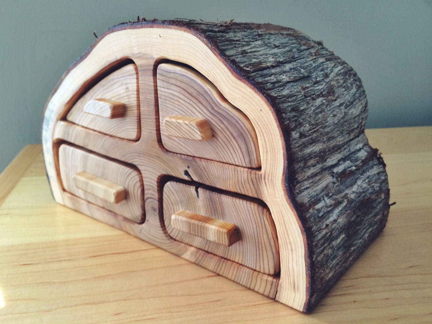 Large Rustic Cedar Bandsaw Box Etsy
