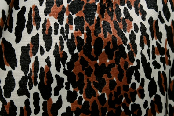 Vintage Coat// 1960s// Faux Leopard// Leopard Jac… - image 7