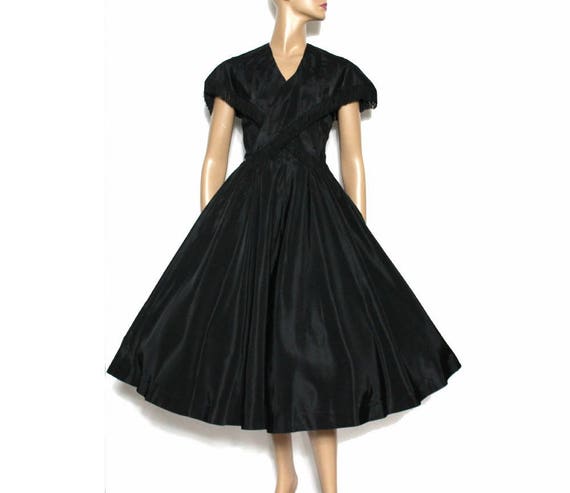 Vintage 1950s Dress - Designer Katja of Sweden Bl… - image 1