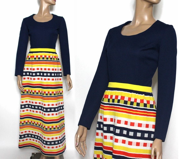 Vintage 1960s Dress //Maxi Gown// Gay Gibson Gown/