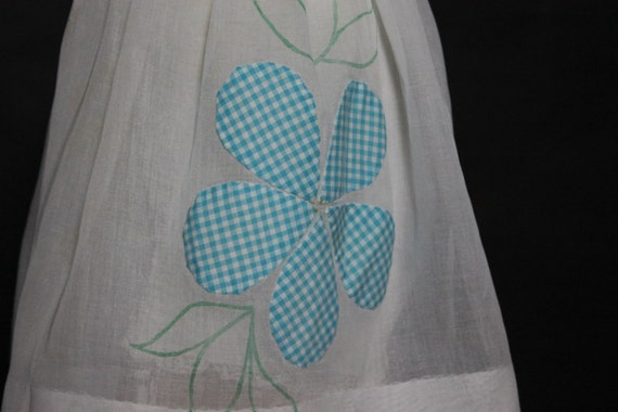 Vintage Early 1950s Apron Whit Hostess Apron Fest… - image 5