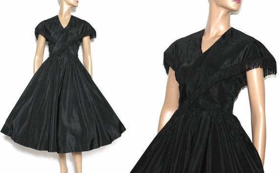 Vintage 1950s Dress - Designer Katja of Sweden Bl… - image 2