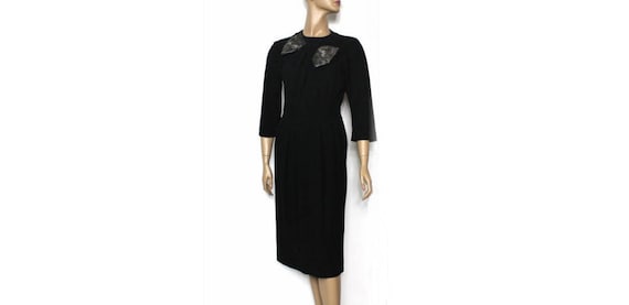 1940 black dress