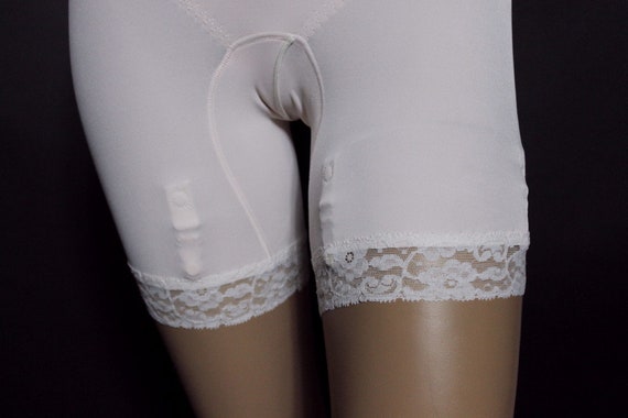 1960s Garter Panty Girdle - Pale Pink Open Crotch… - image 6