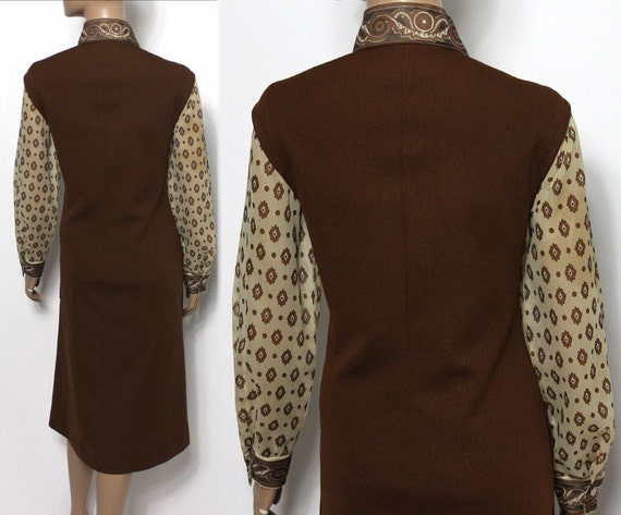 Vintage 1960s Dress Jumper Matching Blouse Design… - image 3