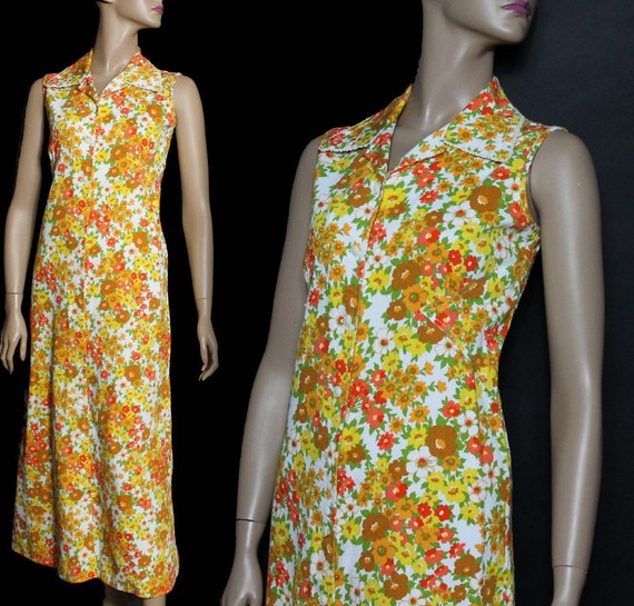 Vintage 1970s Dress// Long Bohemian Dress// Boho/… - image 1
