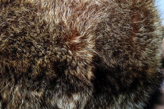 Vintage Muff// 1940s Fur Muff/  Fox Fur// Lucite … - image 7