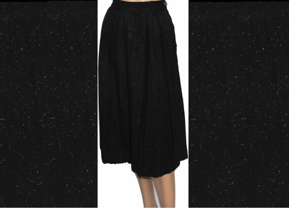 vintage 1950s skirt designer wiggle hourgass black skirt etsy