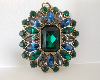 Dazzling Vintage Austrian Crystal Pendant