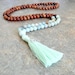 Success and Abundance 108 Mala Bead, Tassel Necklace, Yoga Gift for Her, Buddhist Necklace, Tassel Bead Necklace, Mala Necklace 
