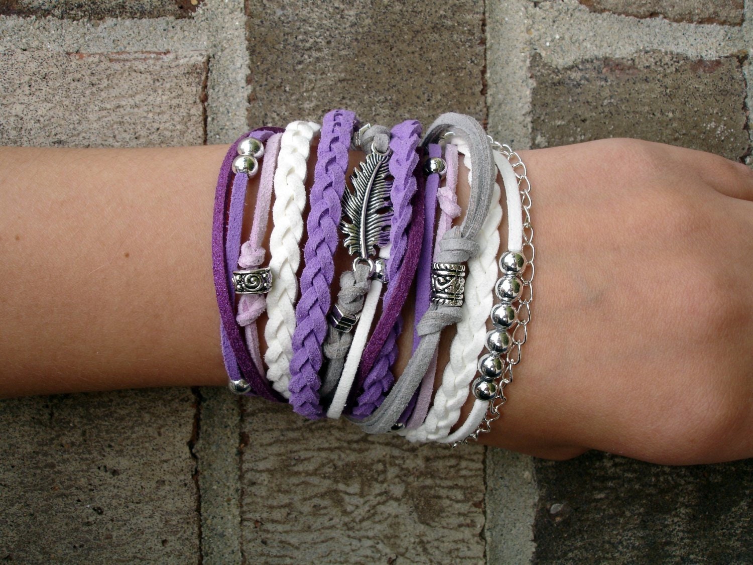 Bohemian Jewelry Tween Girl Gifts Leather Bracelet Tween Etsy