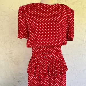 1980’s Peplum Dress