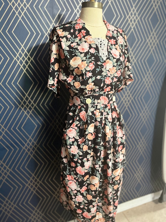 1980’s Classic floral dress