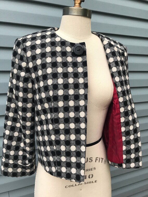 1960's Polka Dot Mod Jacket - image 2