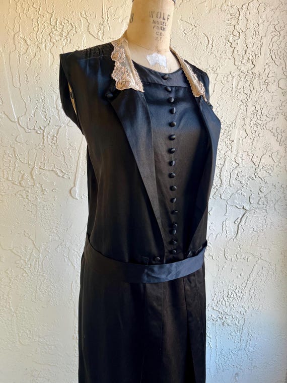 Authentic Flapper Silk Dress - image 1