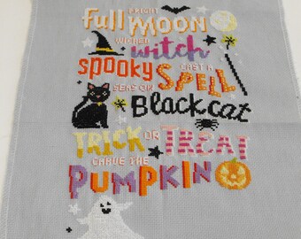 Completed Cross Stitch - Ready for you to finish