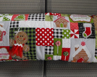 Ginger's Kitchen Bench Pillow Christmas Bench Pillow, Bench Pillow, Kimberbell Pillow, Bench Pillow Cover, Machine Appliqued