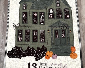 ONLY ONE - 13 Days of Halloween Advent Haunted House Wall Hanging