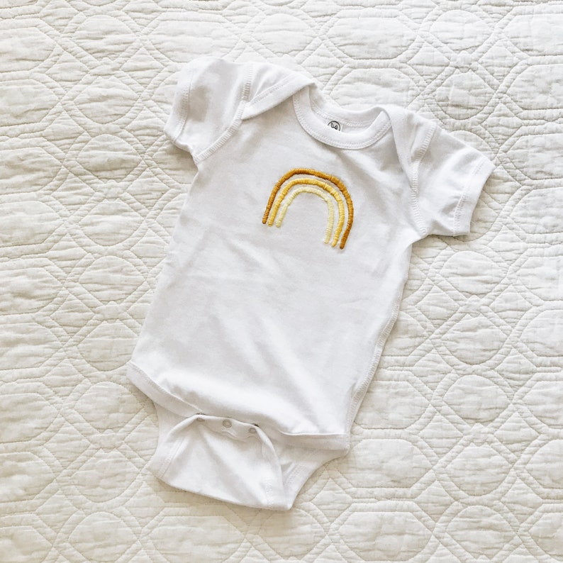 rainbow onesie newborn