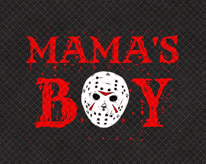 Download Mamas junge PNG/Svg happy Halloween Jason Voorhees | Etsy