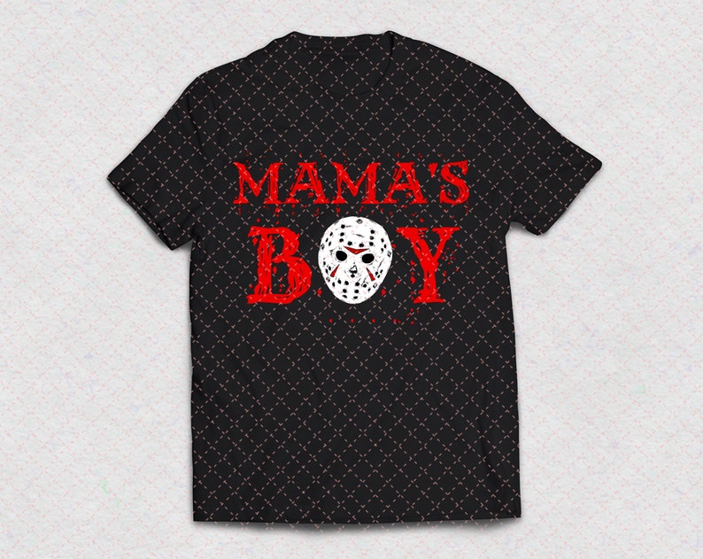 Download Mama's Boy PNG/Svg Happy Halloween Jason Voorhees | Etsy
