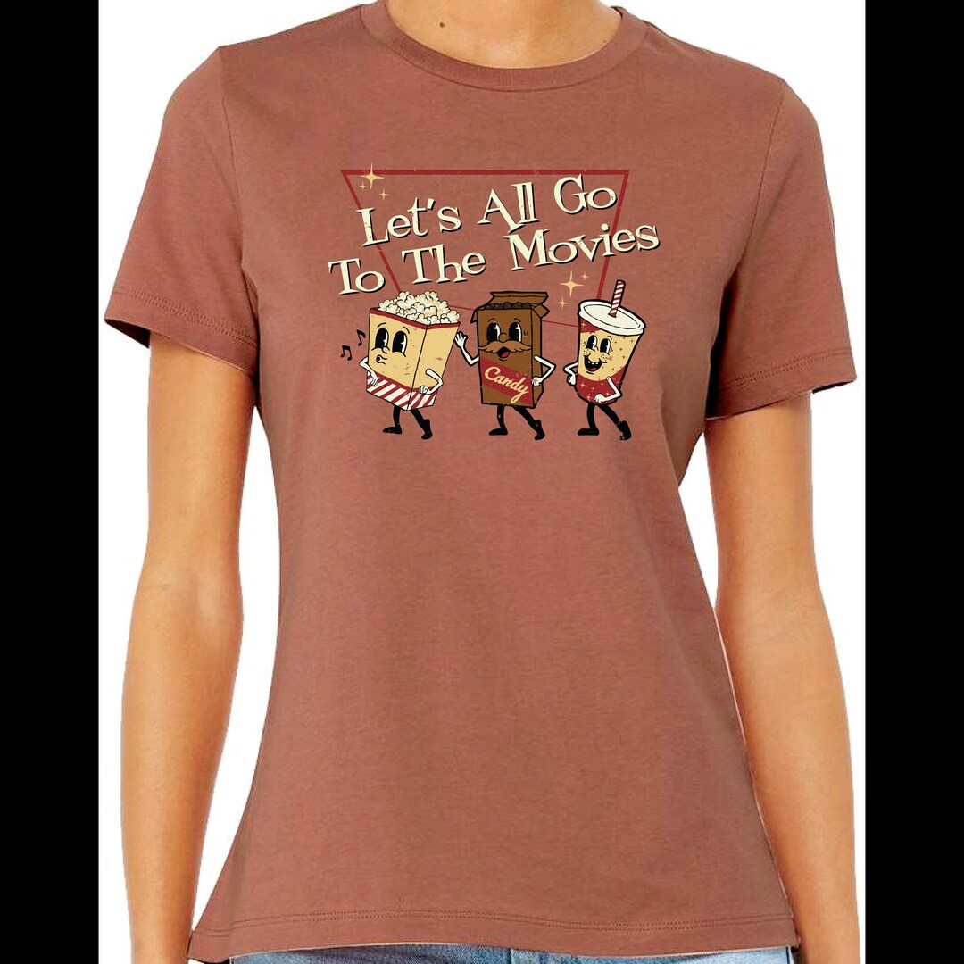 Let's All Go to the Movies (mens & Womens) - Etsy