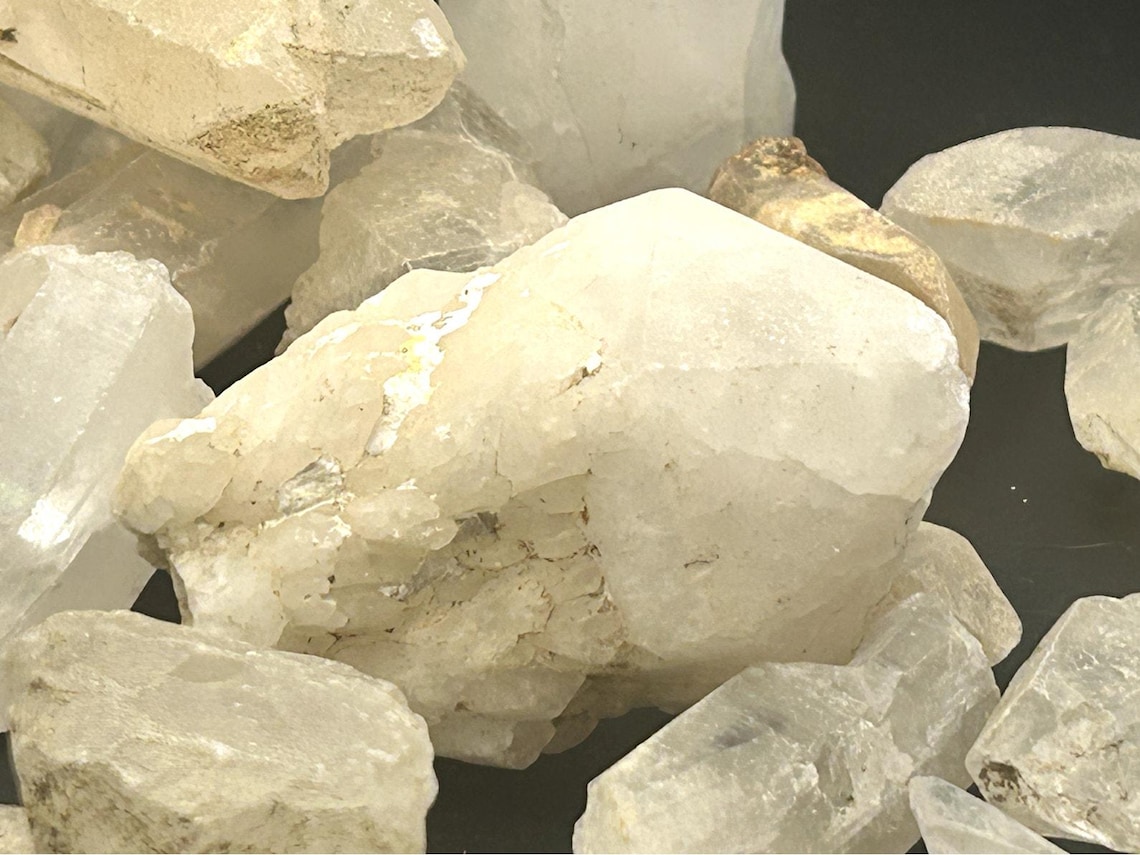 Raw Madagascar Clear Quartz Crystal Points Mystery Scoop Grab Bag 1 LB Bulk Lot, photo 3 of 5
