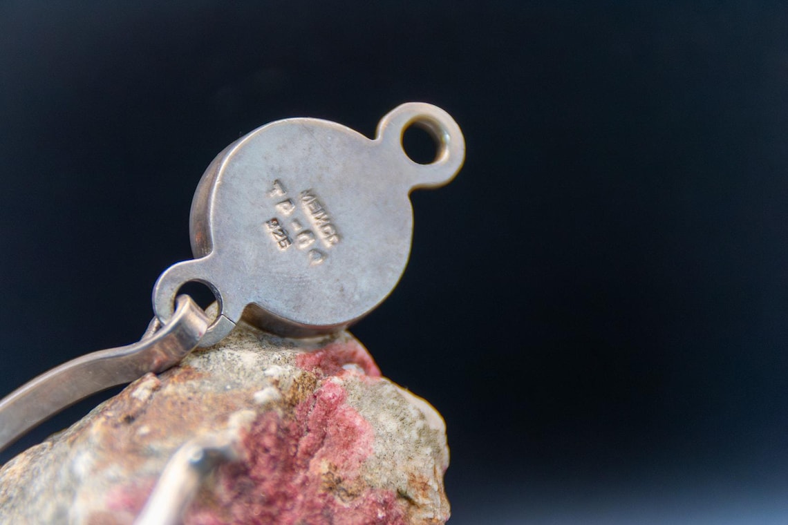 Taxco Mexican Sterling Silver Bracelet - Monogrammed LGJ Size 6, photo 3 of 5