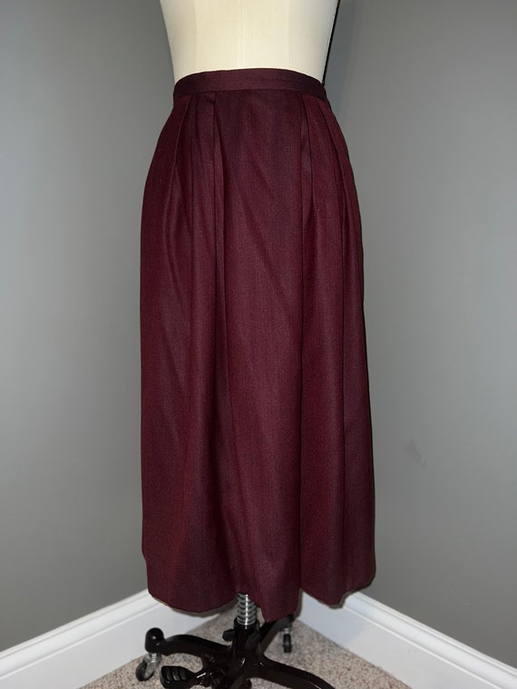 Vintage Marroon Skirt