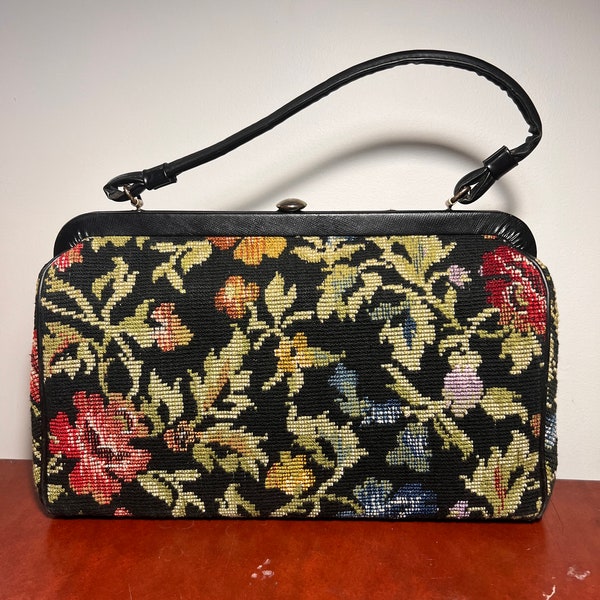 Floral Needlepoint Etsy