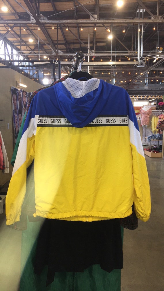 90s Vintage Guess Windbreaker - Etsy