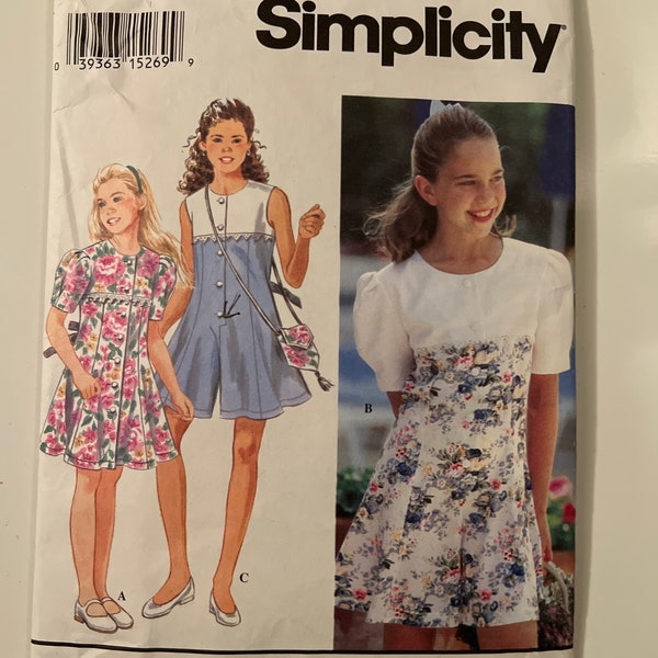 Vintage Simplicity Tween Jumpsuit Pattern