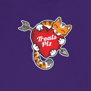 SMAKOŁYKI PLZ Cat Love T-shirt Unisex Koszulka z krótkim rękawem Koszulka dla mamy kota Kolorowa koszulka z lat 70. Pop Art Vibe Zabawny kotek Zabawny serduszko