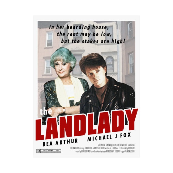 Alternate Timeline Cinema THE LANDLADY 1983 12x16 Matte Vertical