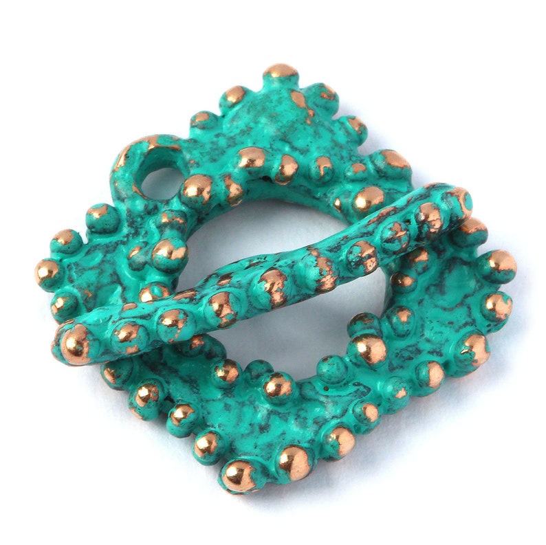 Bronze Toggle Clasp. Aged Antique Handmade Findings Bronze Etsy