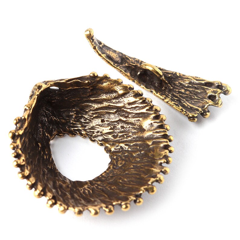 Sea shell clasp bronze nautical jewelry findings for making Etsy