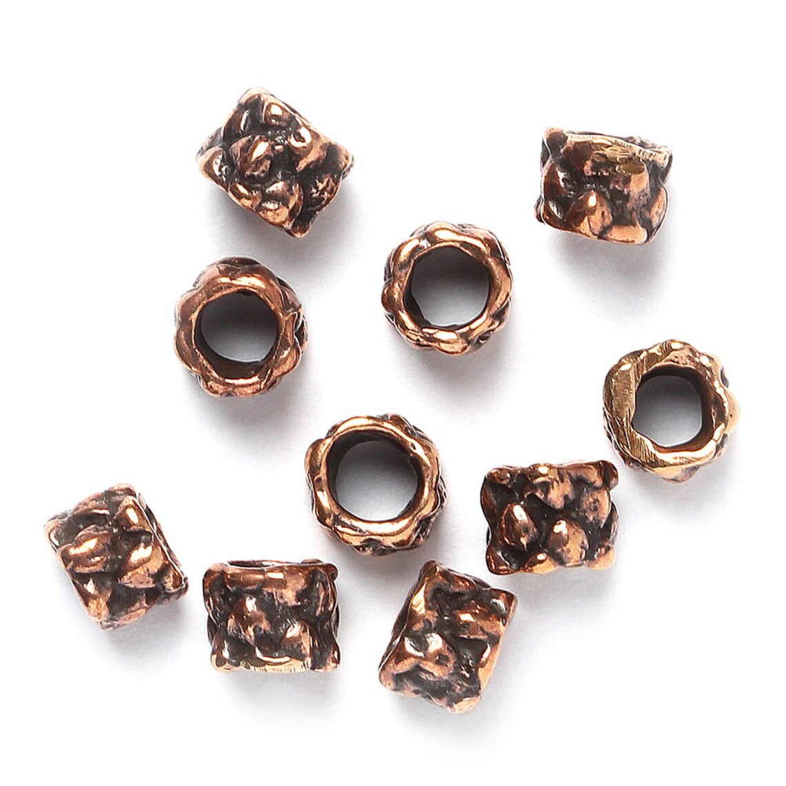 Organic Beads Antique bronze handcrafted jewelry findings Etsy