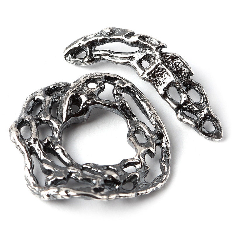 Round Curved Ring Openwork Antique Brass Jewelry Findings Etsy