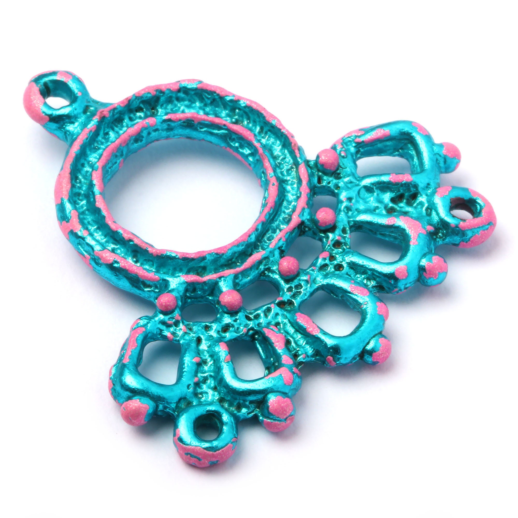 Ethnic oriental pendant Antique bronze handmade jewelry Etsy