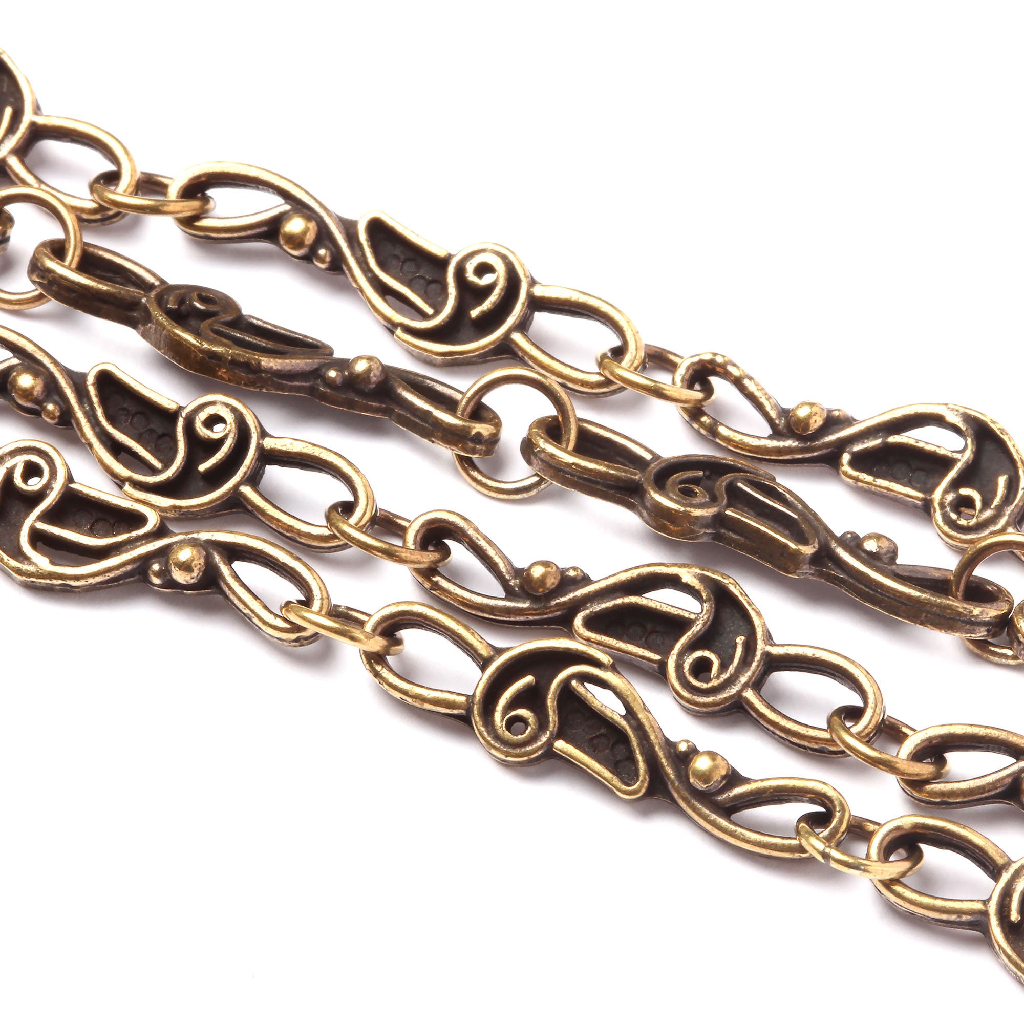 Chain silver necklace with toggle clasp jewelry making Etsy