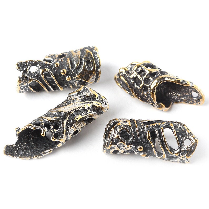 Artisan jewelry findings Tube findings Rustic findings Etsy