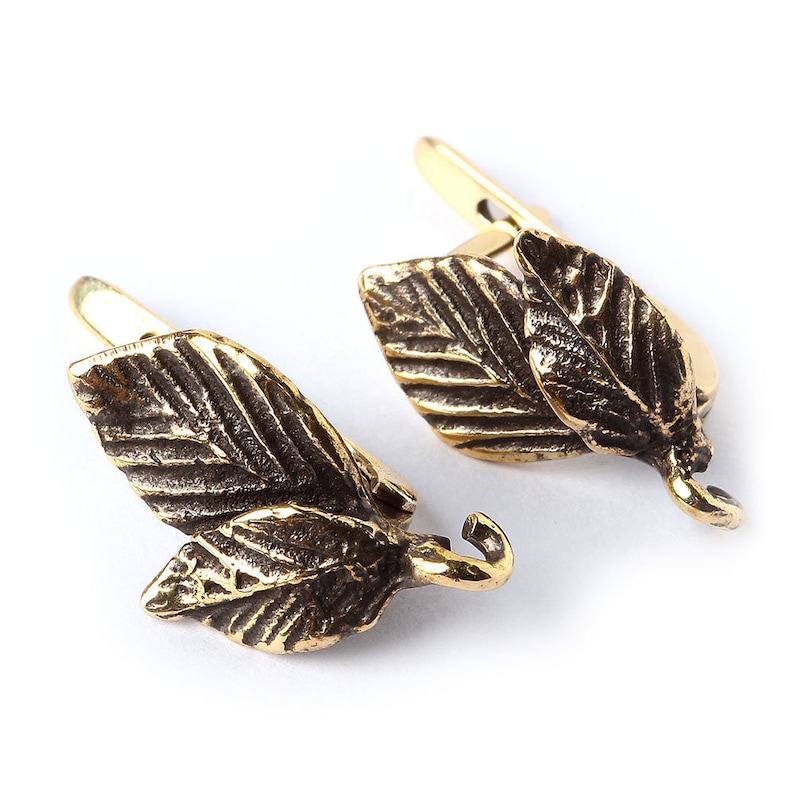Earrings Findings Earwire Leverback Antique Bronze Artisan Etsy