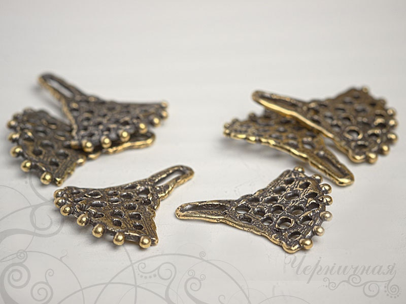 Set handmade jewelry findings pendant L30326 lotus hole Etsy