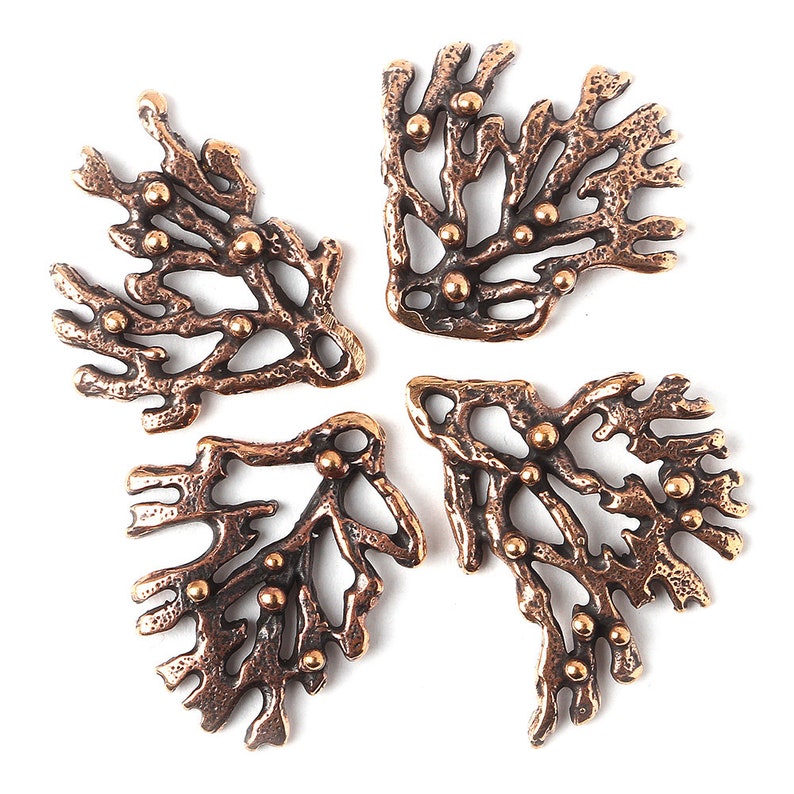 necklace ring 2859\\4 Designed and made by Anna Bronze. Nature inspired forest tree leaf pendant antique bronze jewelry findings earrings